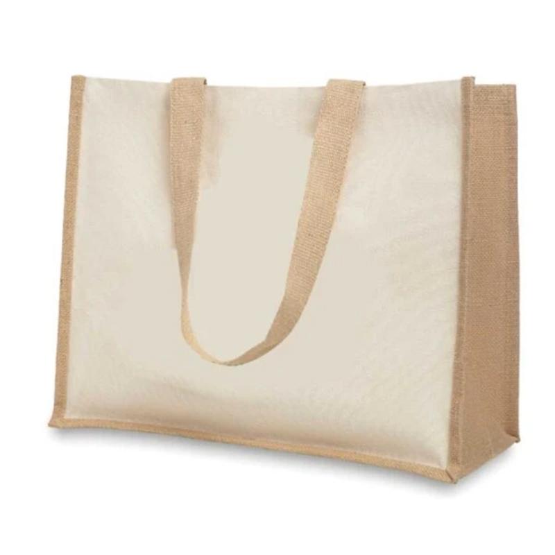 Jute Bag with 10 oz Canvas Sides